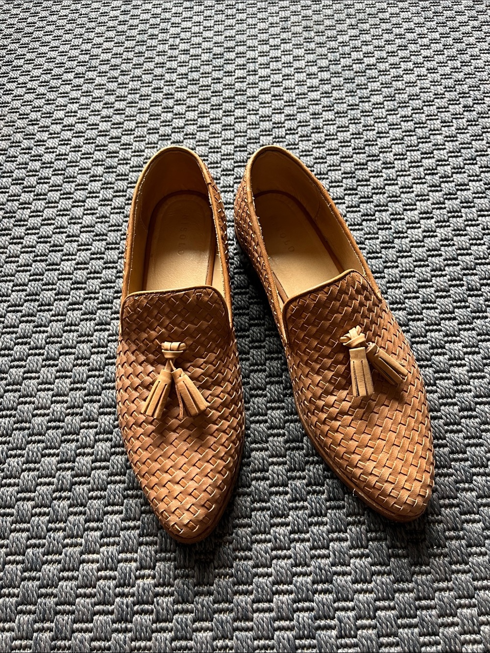 Nisolo Women’s Woven Leather Tassel Loafers